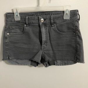 American Eagle Outfitters dark gray shorts